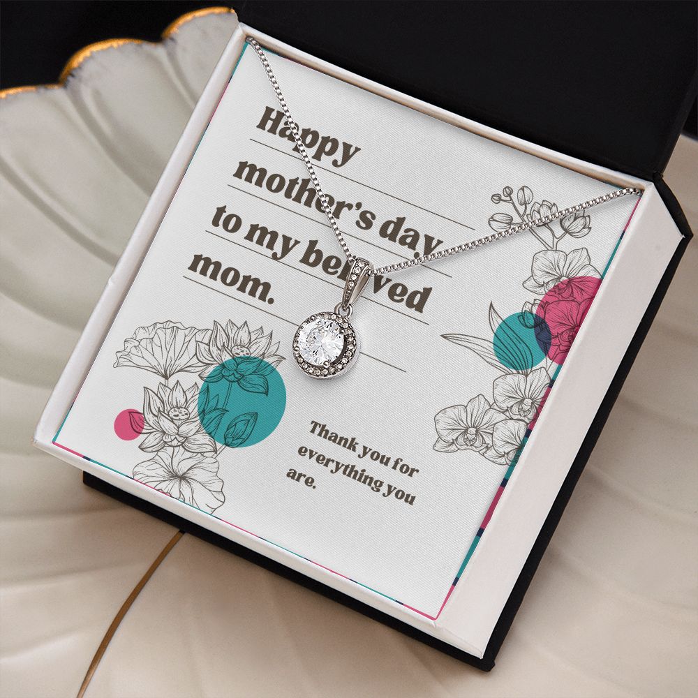 Elegant Mother's Day Necklace - Heart Pendant Jewelry Gift for Mom, Wife, Grandma - Perfect for Birthday, Anniversary & Special Occasions