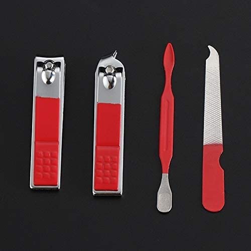 Premium 7-Piece Nail Care Kit - Professional Stainless Steel Nail Clippers, Scissors & Manicure Tools Set for Safe & Precise Grooming - Perfect for Home, Salon & Travel Use