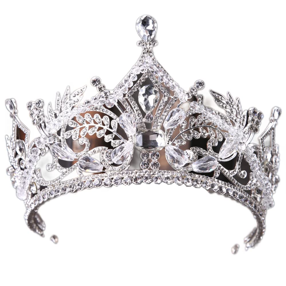 Sparkling Crystal Wedding Crown for Bride – Elegant Bridal Hair Accessories & Headpieces – Perfect for Weddings, Prom, and Special Occasions