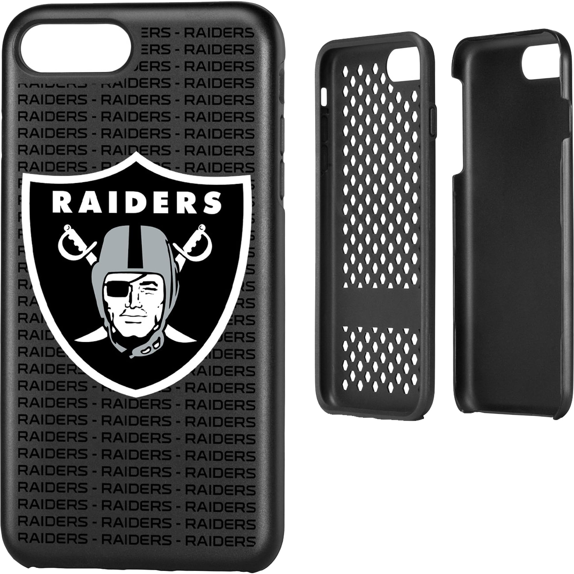 Las Vegas Raiders iPhone Rugged Case with Text Design - Durable Protective Cover for iPhone [Model Numbers] | Shockproof & Anti-Scratch | Perfect for Football Fans, Game Days & Outdoor Activities