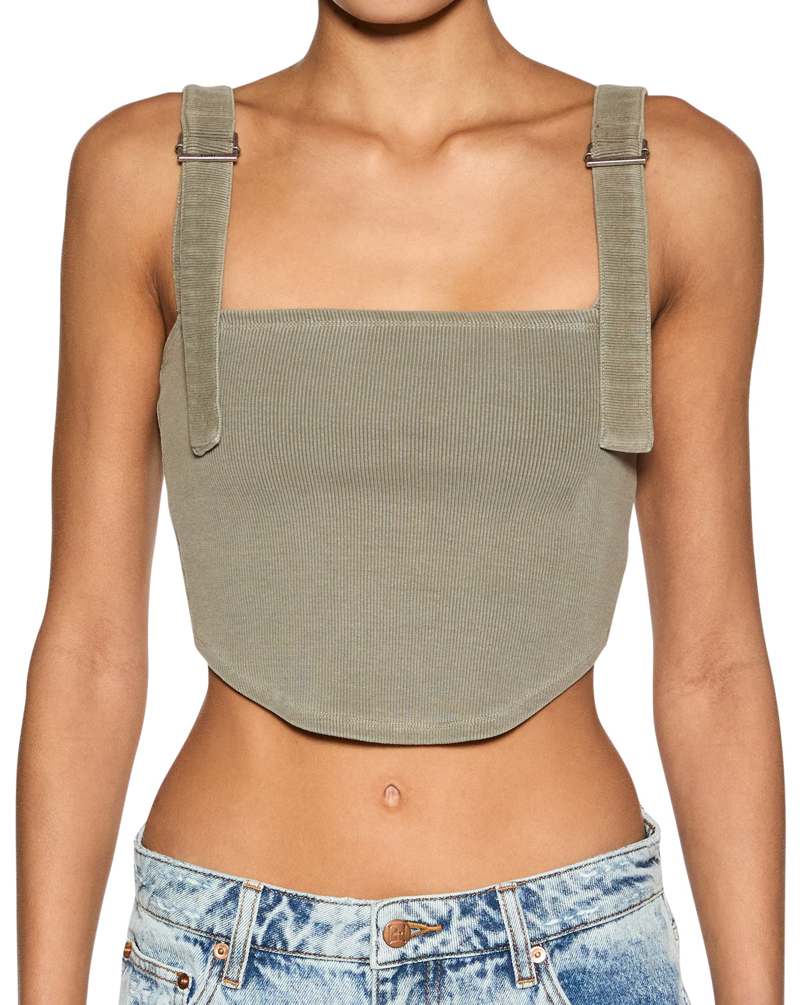 SYNDICATE BUCKLE TANK ASH - Stylish Women's Fashion Top for Casual Wear, Work & Everyday Outfits | Trendy Layering Piece for Spring & Summer