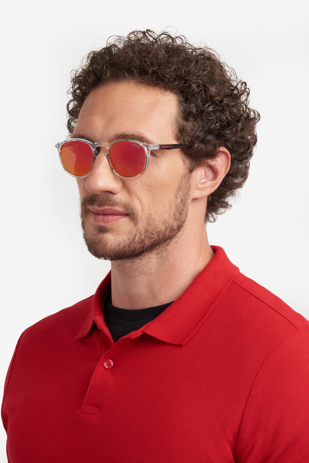 Ducati Carrera CARDUC 035/S Sunglasses - Polarized Motorcycle Riding Glasses for Men & Women - UV Protection for Cycling, Driving, Outdoor Sports & Adventure Activities