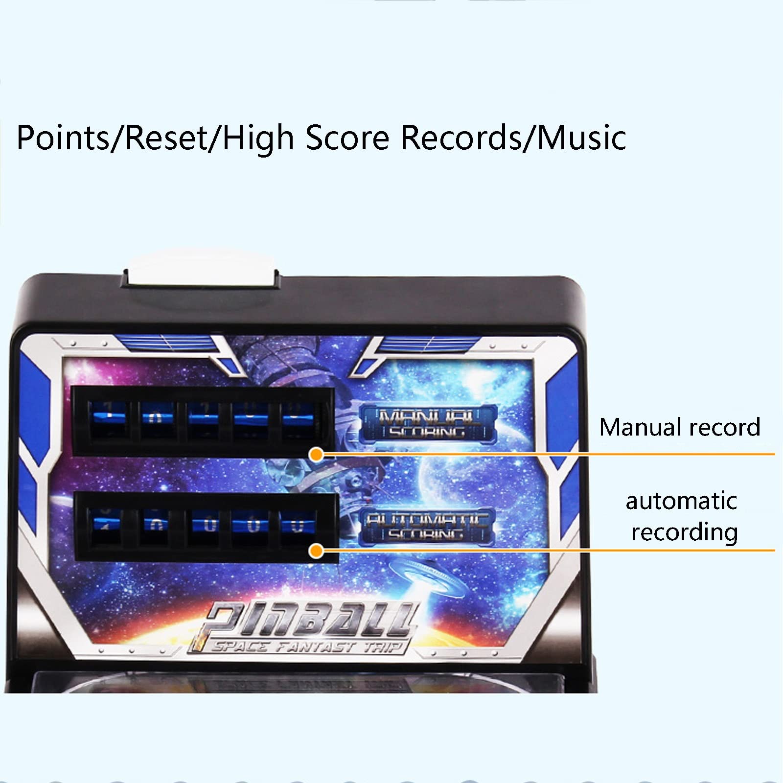 Kids Pinball Machine Toy - Electronic Arcade Game for Children | Fun Tabletop Puzzle Pinball Game for Home & Party Play