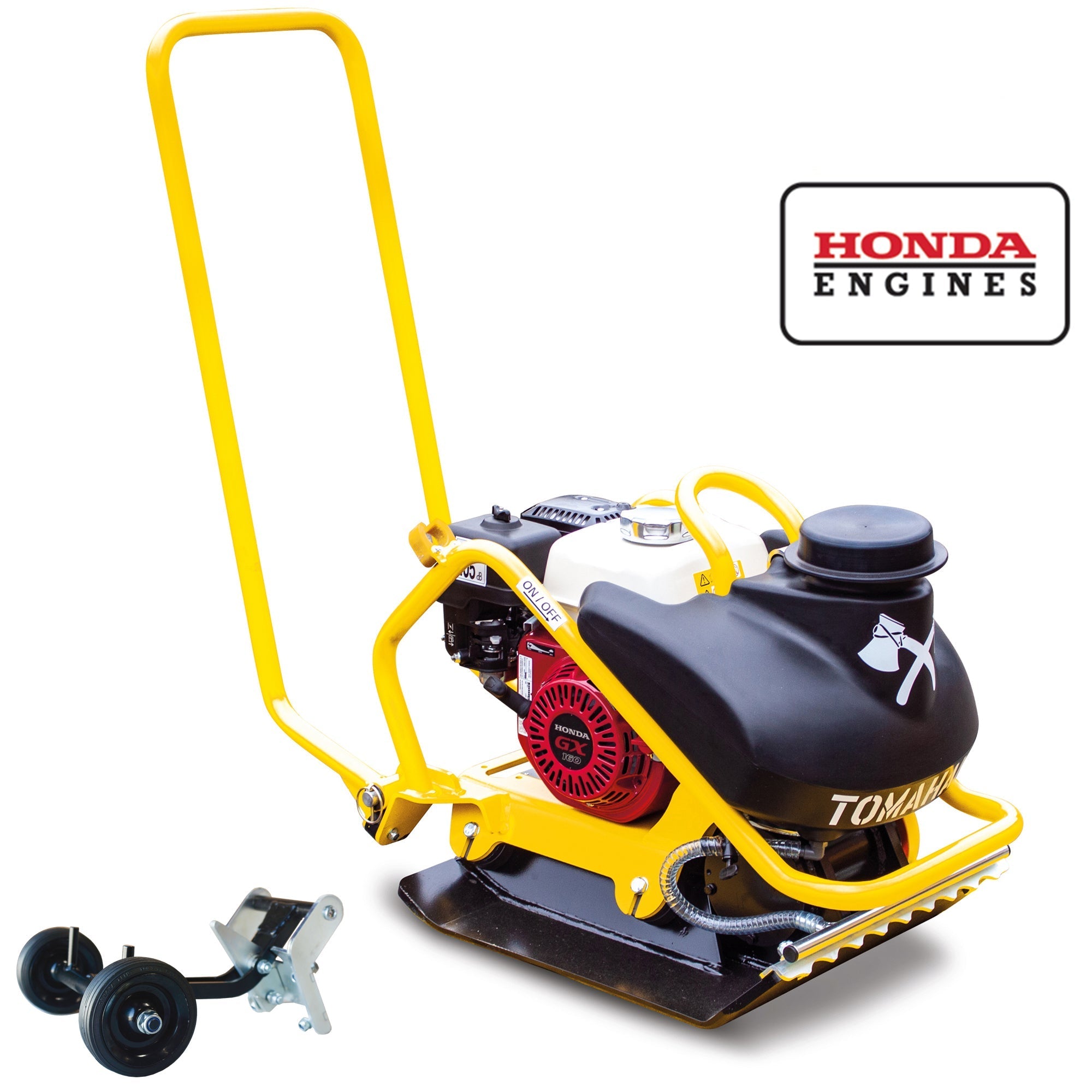 5.5 HP Honda Vibratory Plate Compactor - Heavy Duty Compaction for Asphalt, Aggregate & Soil | Perfect for Construction Sites, Landscaping & Road Repair