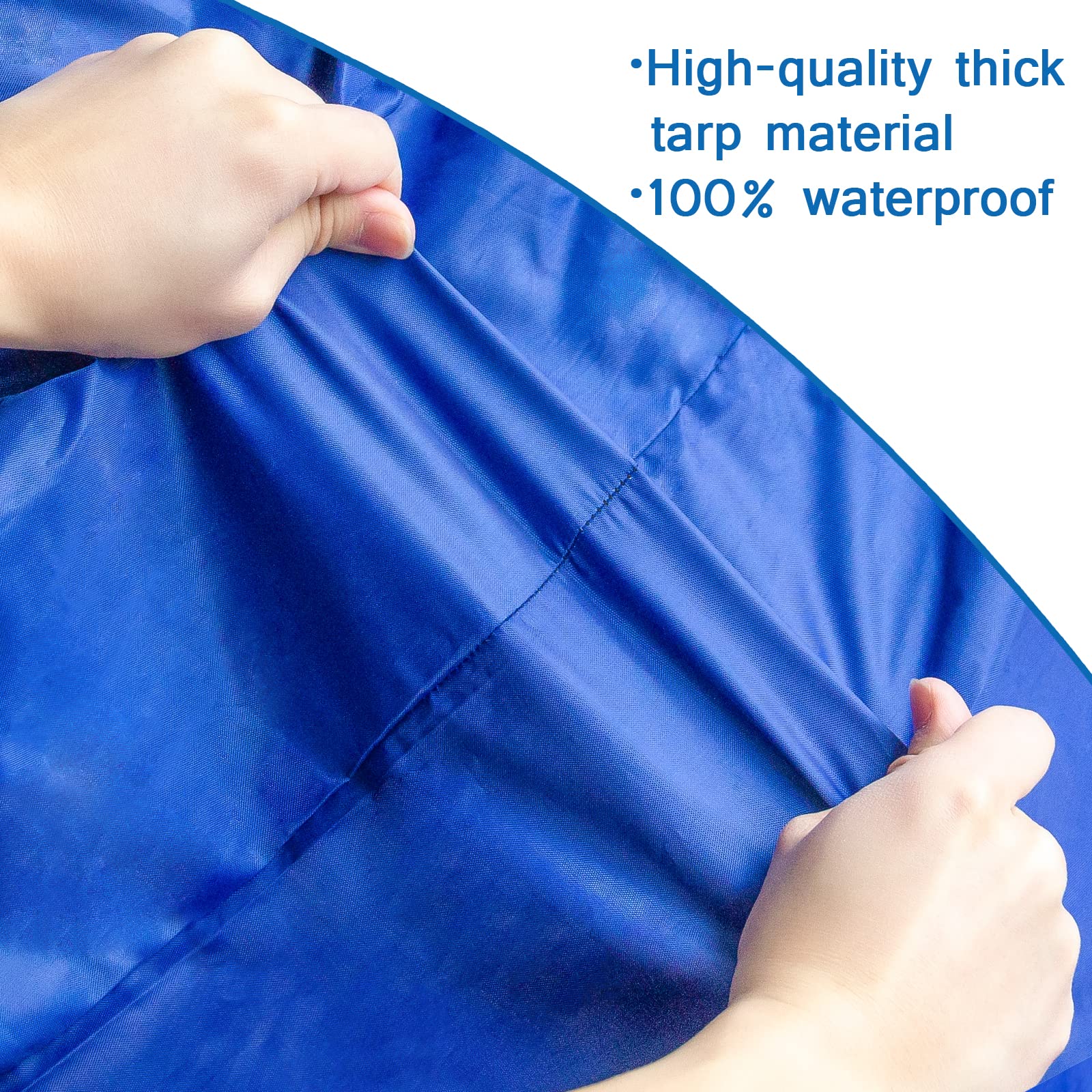 **Waterproof Full Size Mattress Storage Bag with Heavy Duty Handles & Strong Zipper - Reusable Moving & Storage Cover for Mattresses - Ideal for Moving, Long-Term Storage, and Home Organization (Blue)**