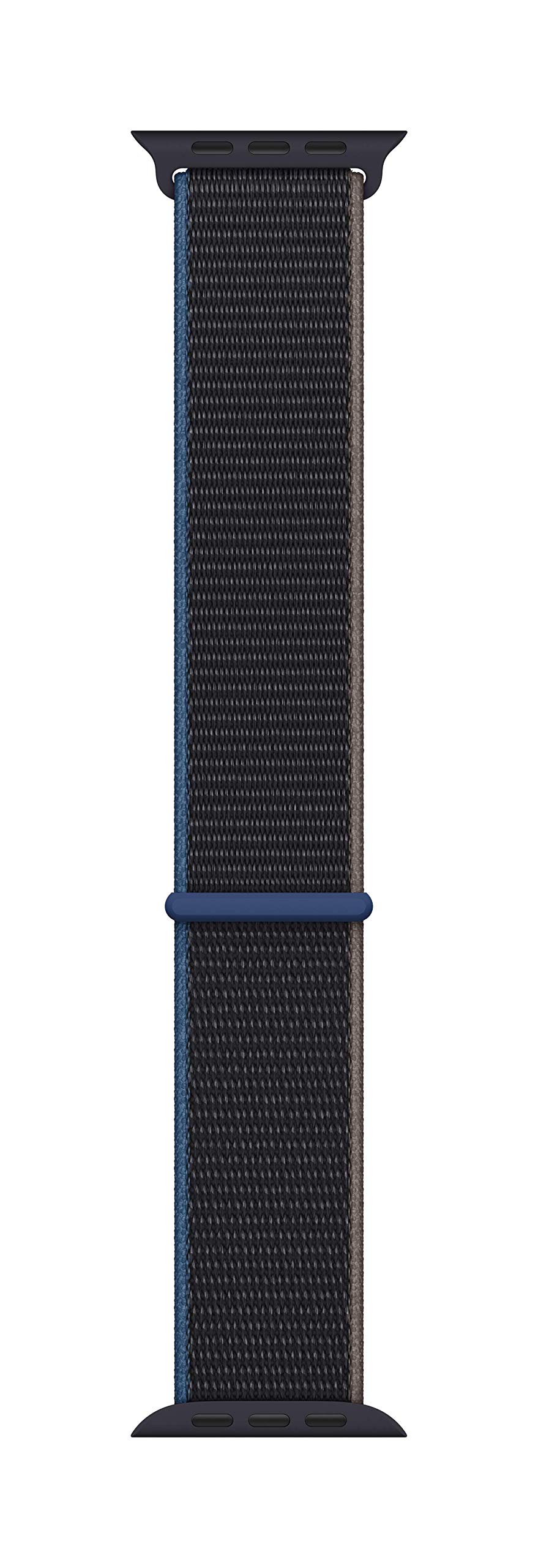Apple Watch Band 40mm - Sport Loop Strap for Apple Watch Series 9/8/7/SE - Soft Nylon Adjustable Wristband - Charcoal Black - Perfect for Running, Workouts & Daily Wear