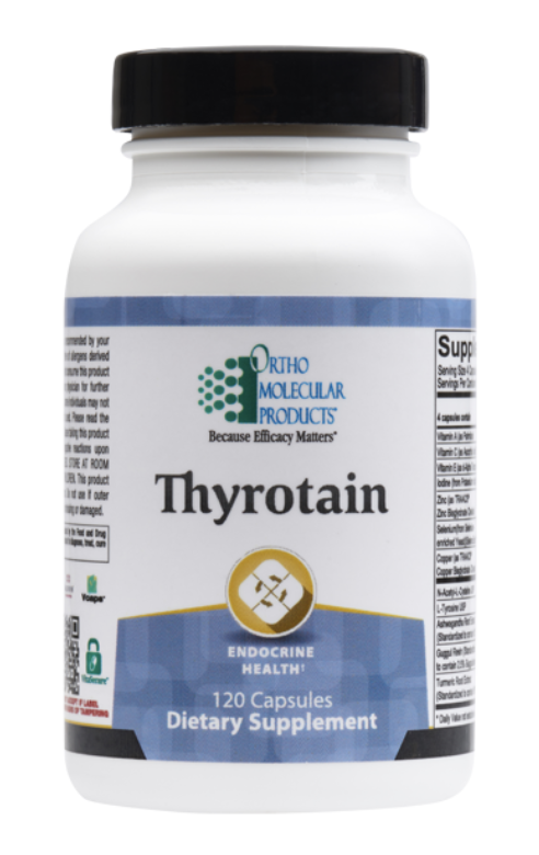 Thyrotain Thyroid Support Supplement - 120 Capsules for Energy, Metabolism & Immune Health - Natural Thyroid Booster for Men & Women - Perfect for Daily Wellness & Vitality Support