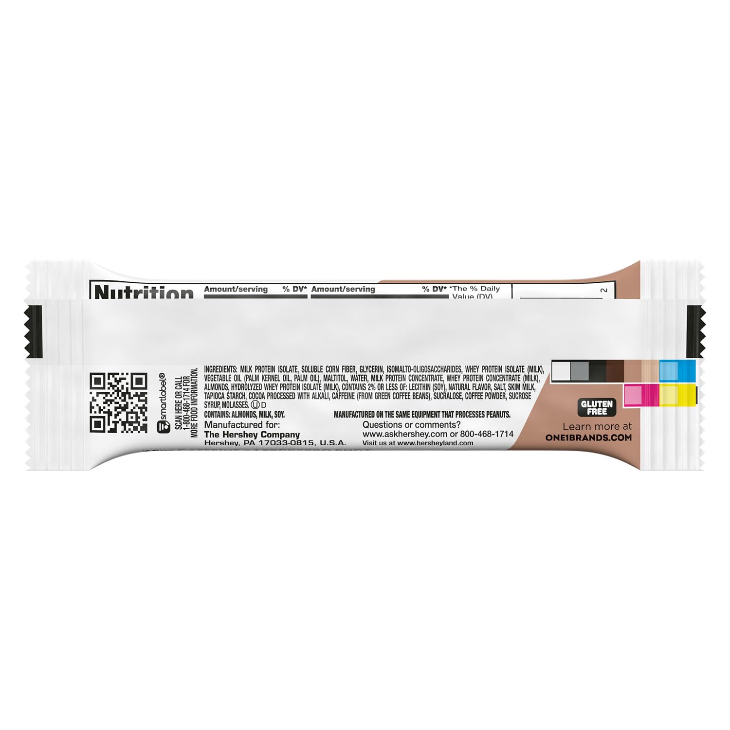 Vanilla Latte Caffeinated Protein Bars - Gluten Free, 20g Protein & 65mg Caffeine Energy Boost - Healthy Snack for Workouts, Hiking & Office - 12 Pack (2.12 oz Each) - Packaging May Vary