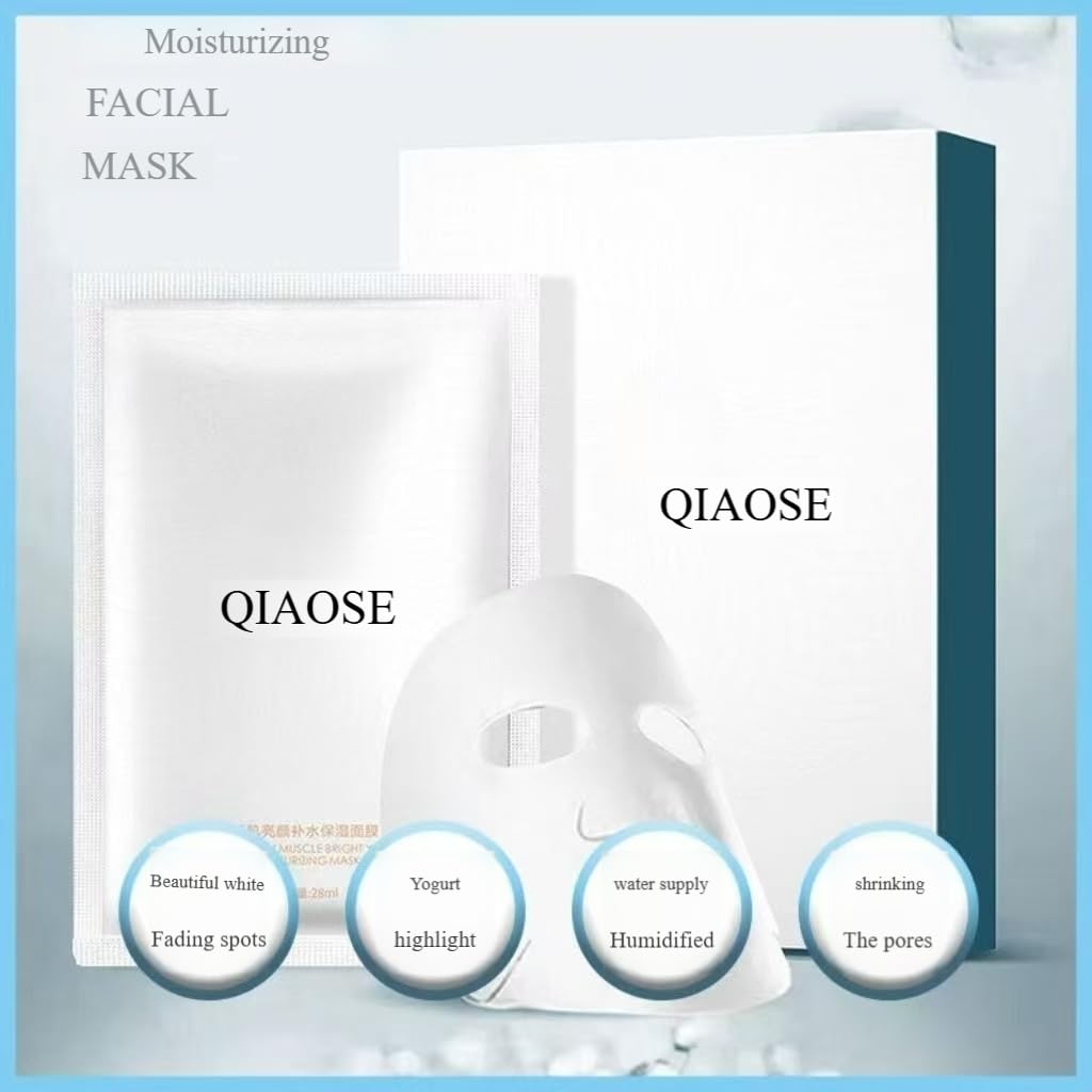 Collagen Anti-Wrinkle Moisturizing Mask 4-Pack - Korean Beauty for Dry Skin Care