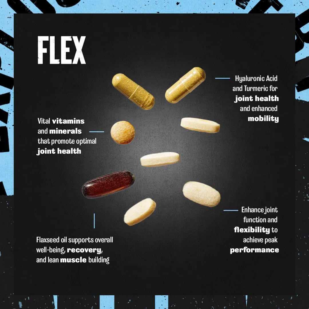Animal Flex Comprehensive Joint Care Supplement - Glucosamine, Chondroitin & MSM for Joint Support - Supports Mobility & Flexibility for Active Lifestyles, Workouts & Aging Joints