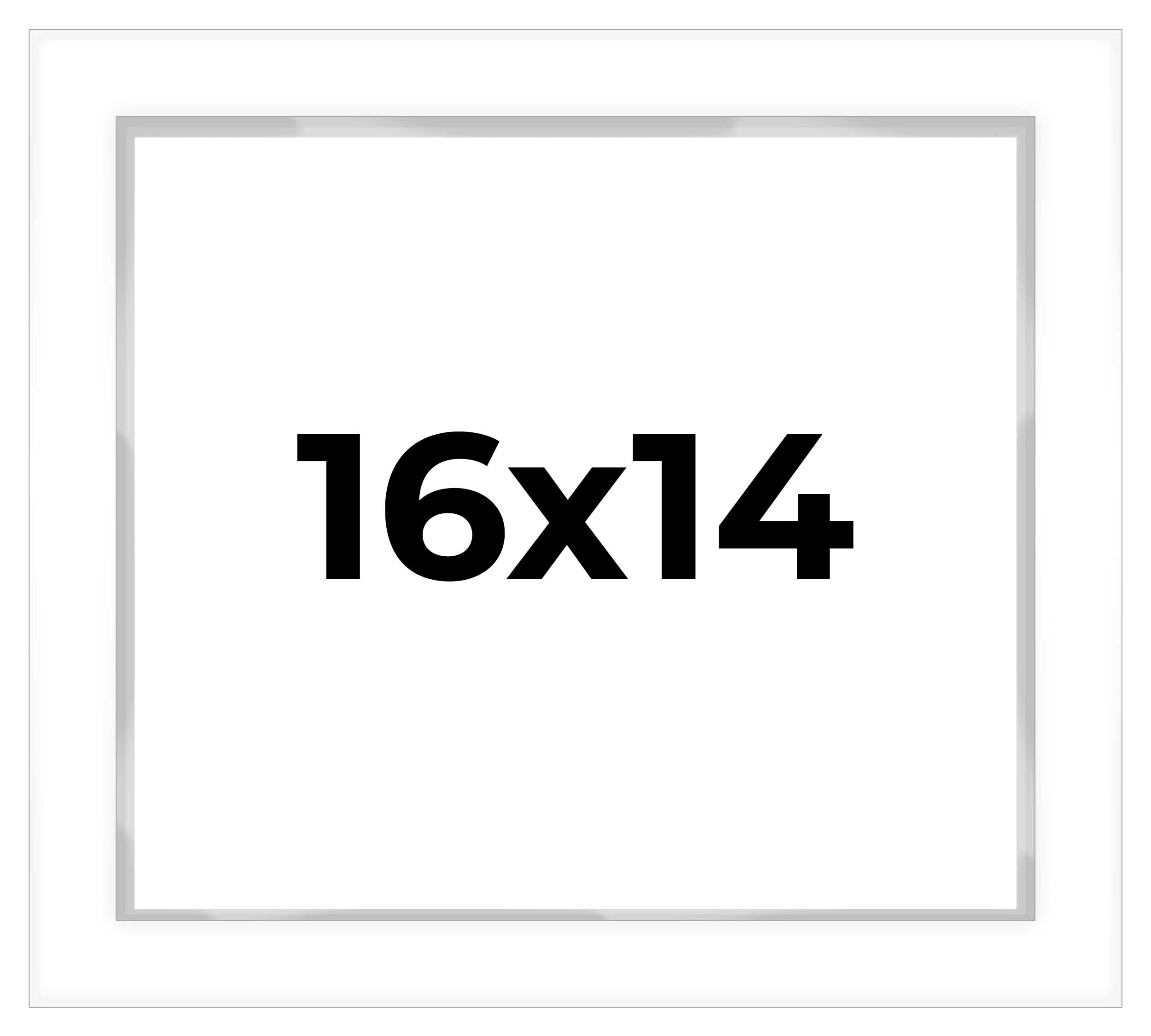 16x14 White Shadow Box Display Frame - 1 Inch Deep, 1.5 Inch Wide Moulding with Shatter-Resistant Acrylic & Acid-Free Foamboard - Perfect for Memorabilia, Wedding Keepsakes, and Wall Decor