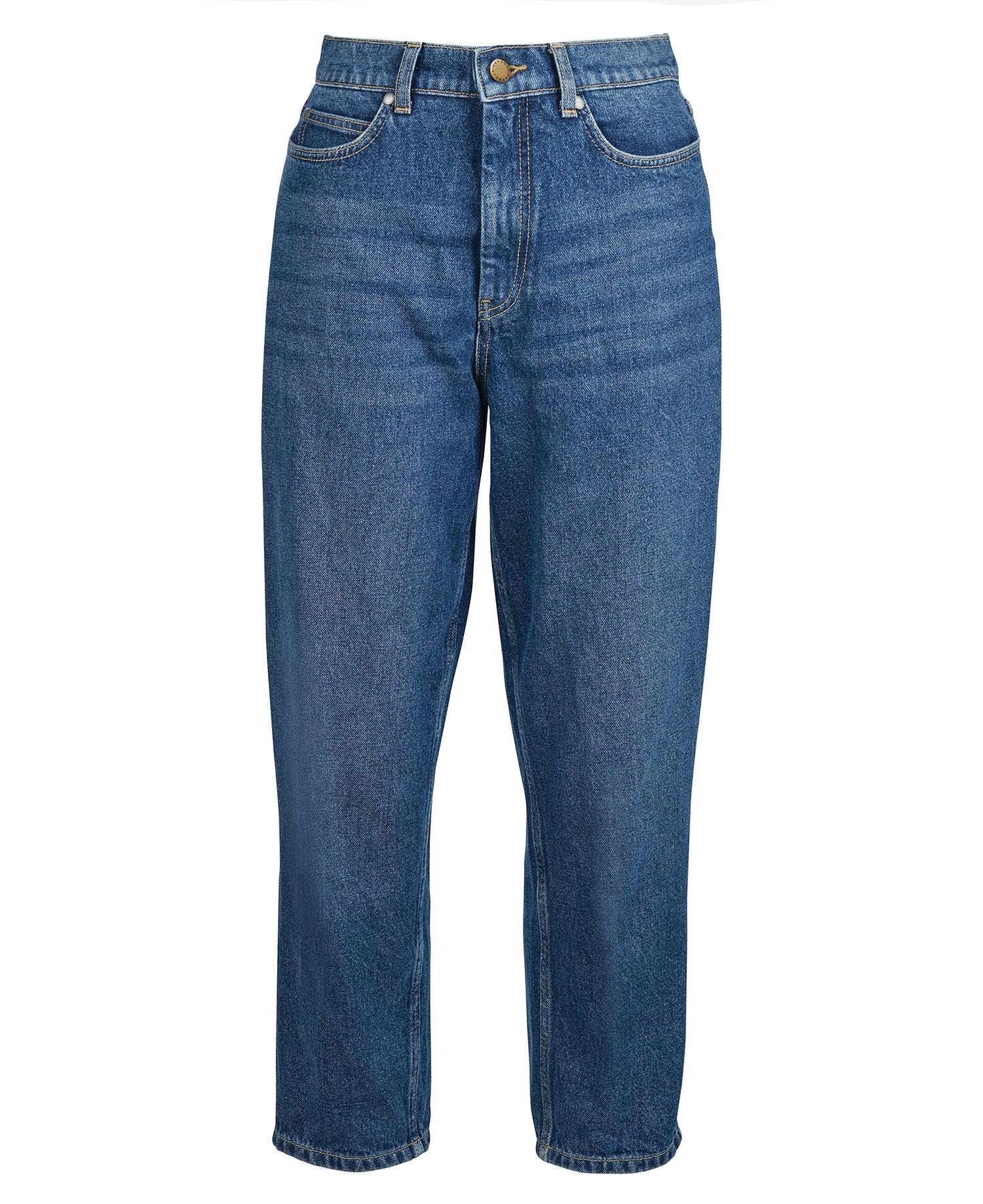 BARBOUR Moorland High Rise Jeans for Women - Classic Blue Denim Pants, Comfortable & Stylish (Perfect for Casual Outfits, Workwear & Outdoor Activities)