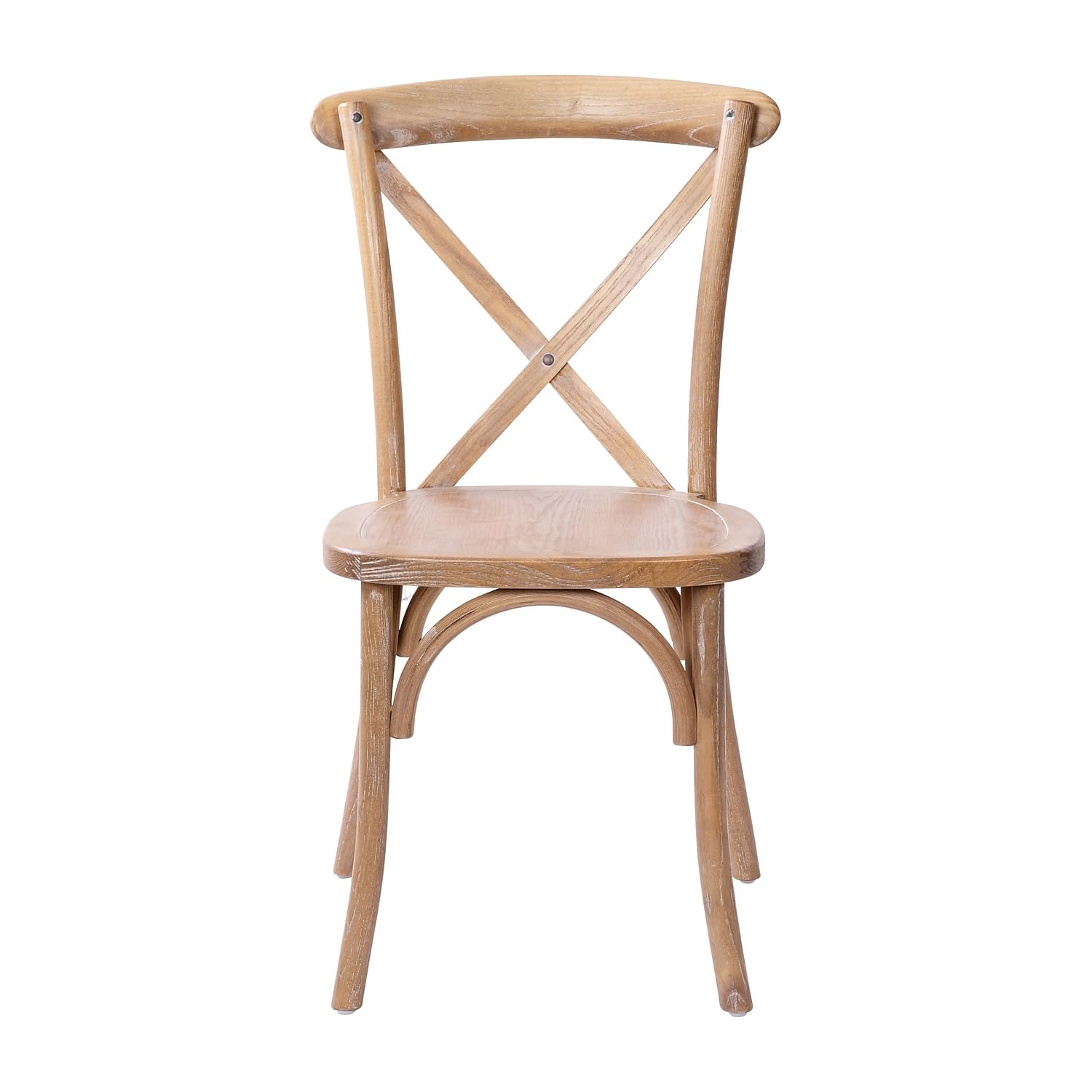 Flash Furniture Advantage Medium X-Back Chair with White Grain - Ergonomic Office Chair for Home & Office Workspace, Conference Room, Study Desk