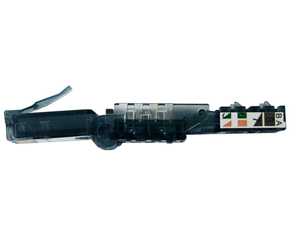 CAT6A RJ45 Ethernet Connector - High-Speed PoE+ Network Adapter for Gaming, Streaming & Office Use