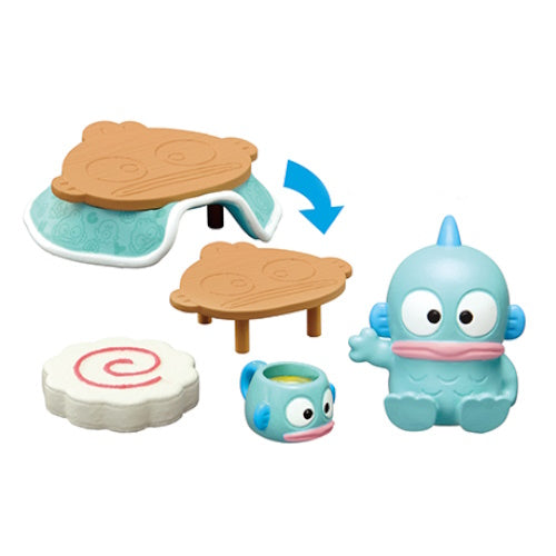 Sanrio Hangyodon Miniature Doll Furniture Set - Cute Room Decor for Collectors | Perfect for Dollhouse, Display Shelf & Kawaii Home Decor