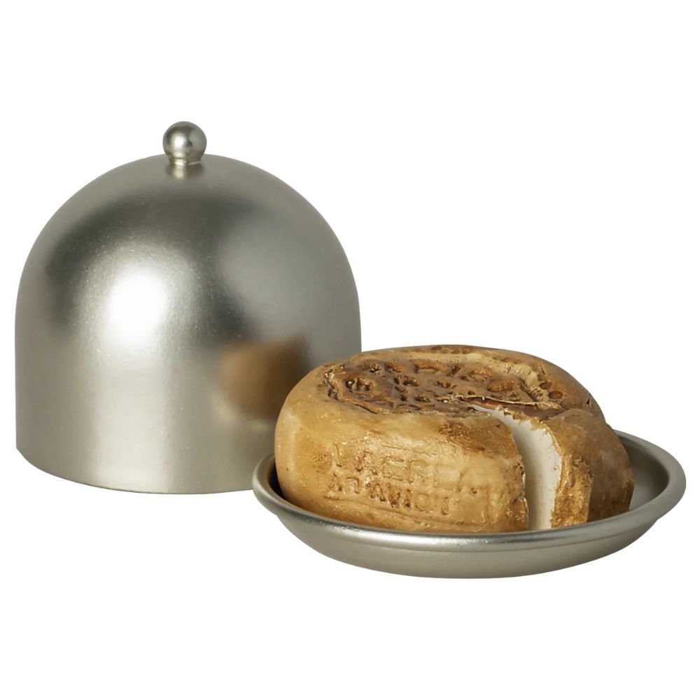 Maileg Cheese Bell - Adorable Miniature Mouse Toy for Kids & Collectors | Perfect for Pretend Play, Room Decor & Gift Giving