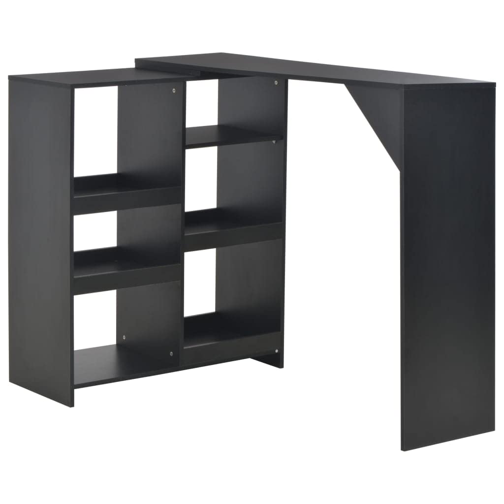 Modern Black Bar Table 54.3