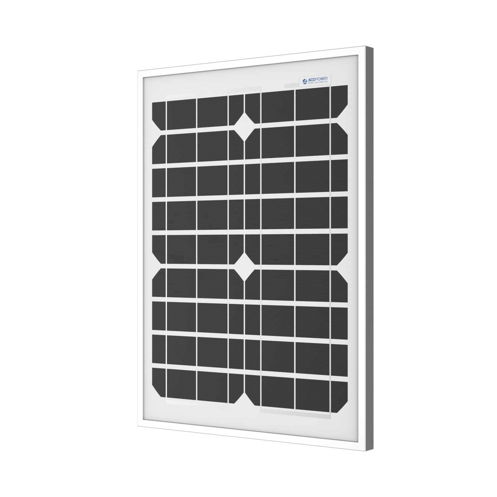 ACOPower 20W Monocrystalline Solar Panel for 12V Battery Charging - Portable Off-Grid Power for RV, Boat, Camping & Emergency Use