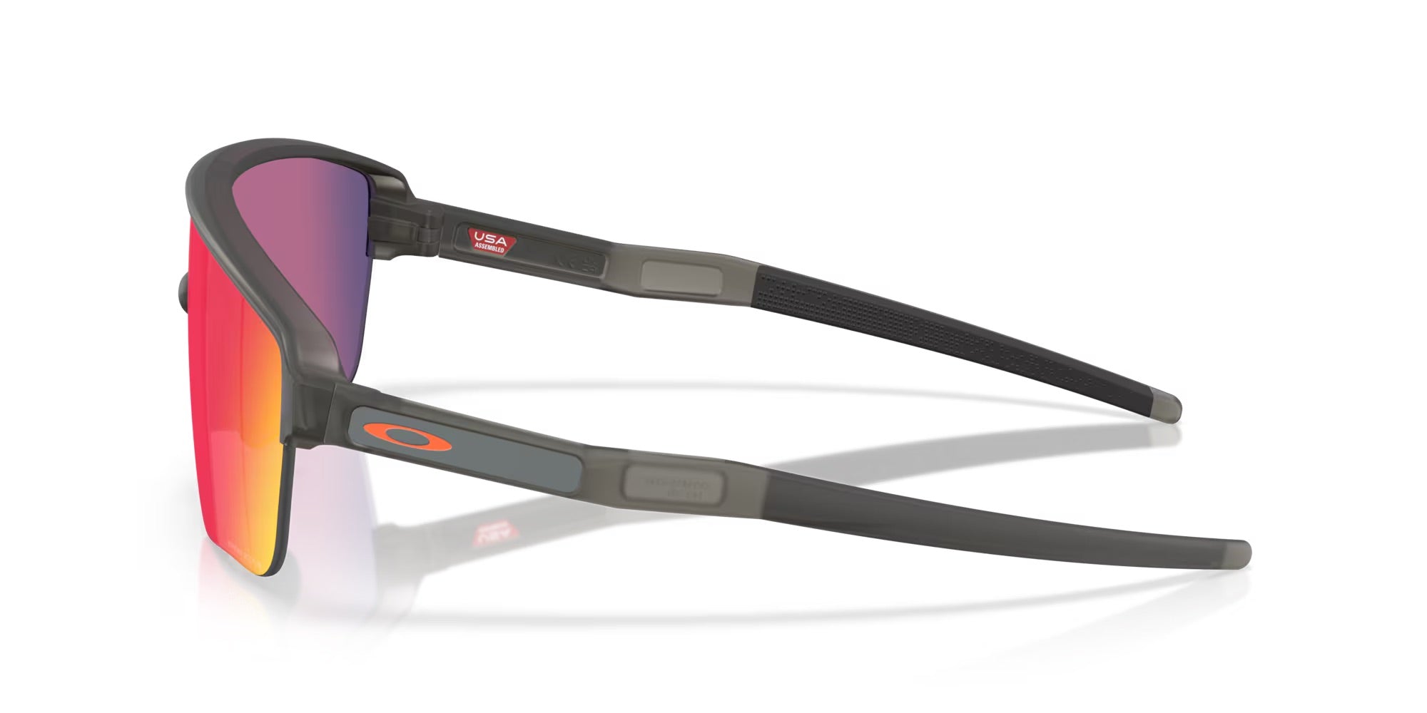 Oakley Corridor SQ Sunglasses - Matte Grey Smoke with Prizm Road Lens for Enhanced Clarity & UV Protection | Perfect for Running, Cycling & Outdoor Sports