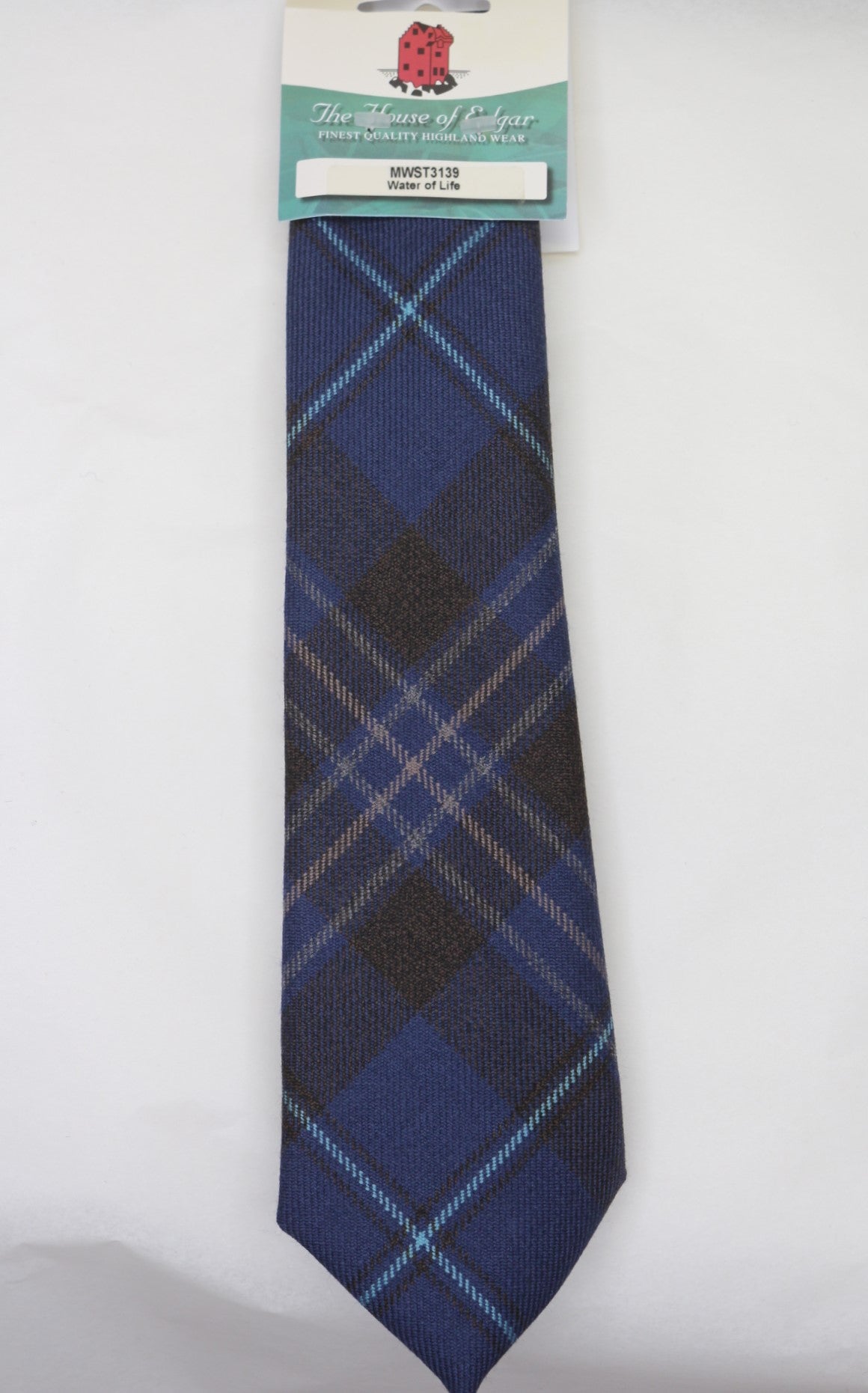Premium Scottish Tartan Necktie for Men - Classic Wool Blend Formal Tie for Business, Weddings & Special Occasions