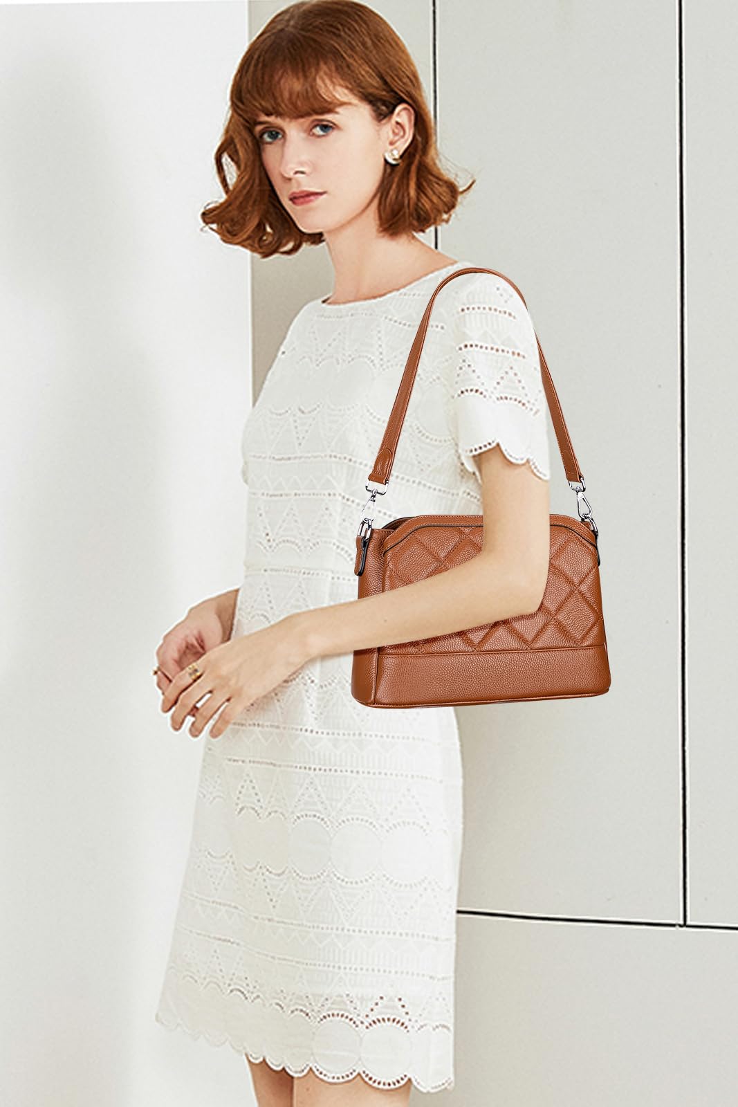 Stylish Over Earth Leather Crossbody Bags for Women - Fashionable Shoulder Purses & Ladies Handbags - Perfect for Work, Travel & Everyday Use