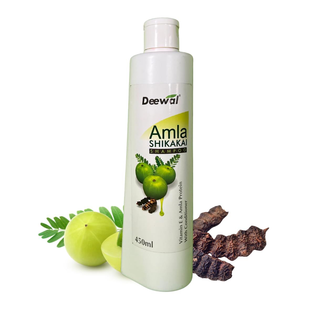 Deewal Amla Shikakai Shampoo for Men & Women - 450ml | Herbal Hair Care for Strong, Shiny Hair | Perfect for Daily Use & Scalp Nourishment