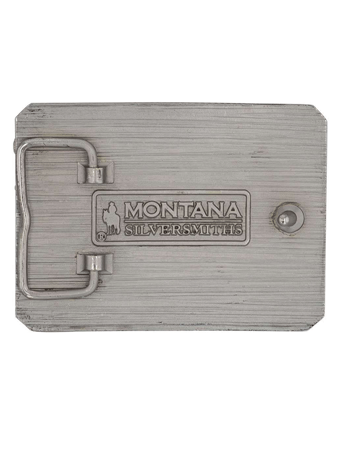 Montana Silversmiths A900WC God Family Country Western Belt Buckle - Squared Warrior Collection for Men - Perfect for Rodeo, Cowboy Outfits & Western Fashion Accessories