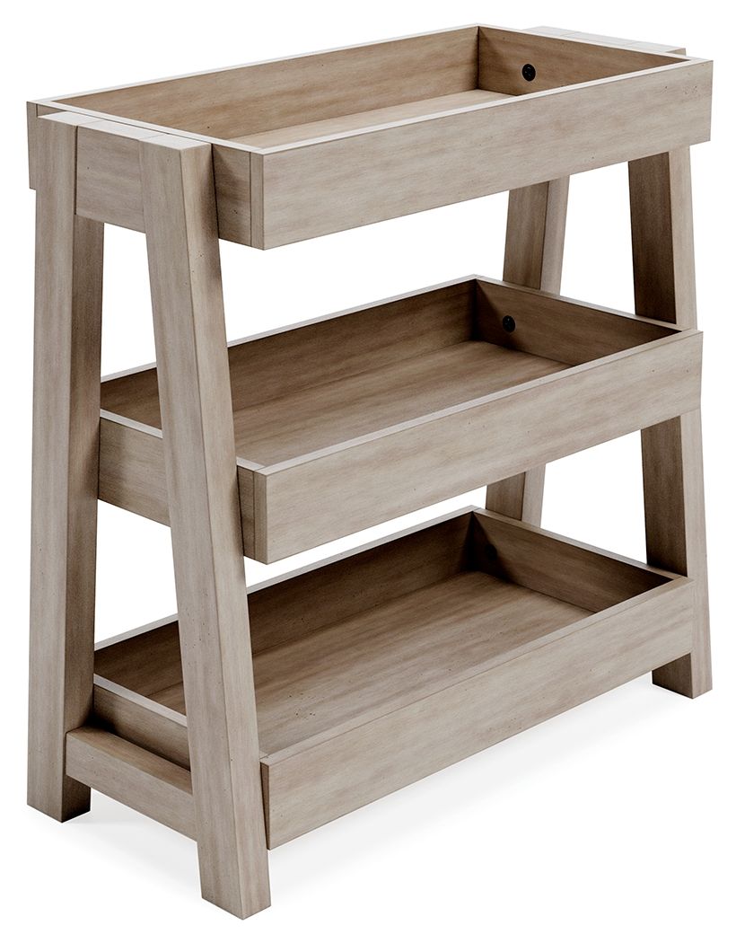 Blariden Modern Wooden Shelf Accent Table - Stylish Side Table for Living Room, Bedroom & Office - Perfect for Displaying Decor, Books & Plants