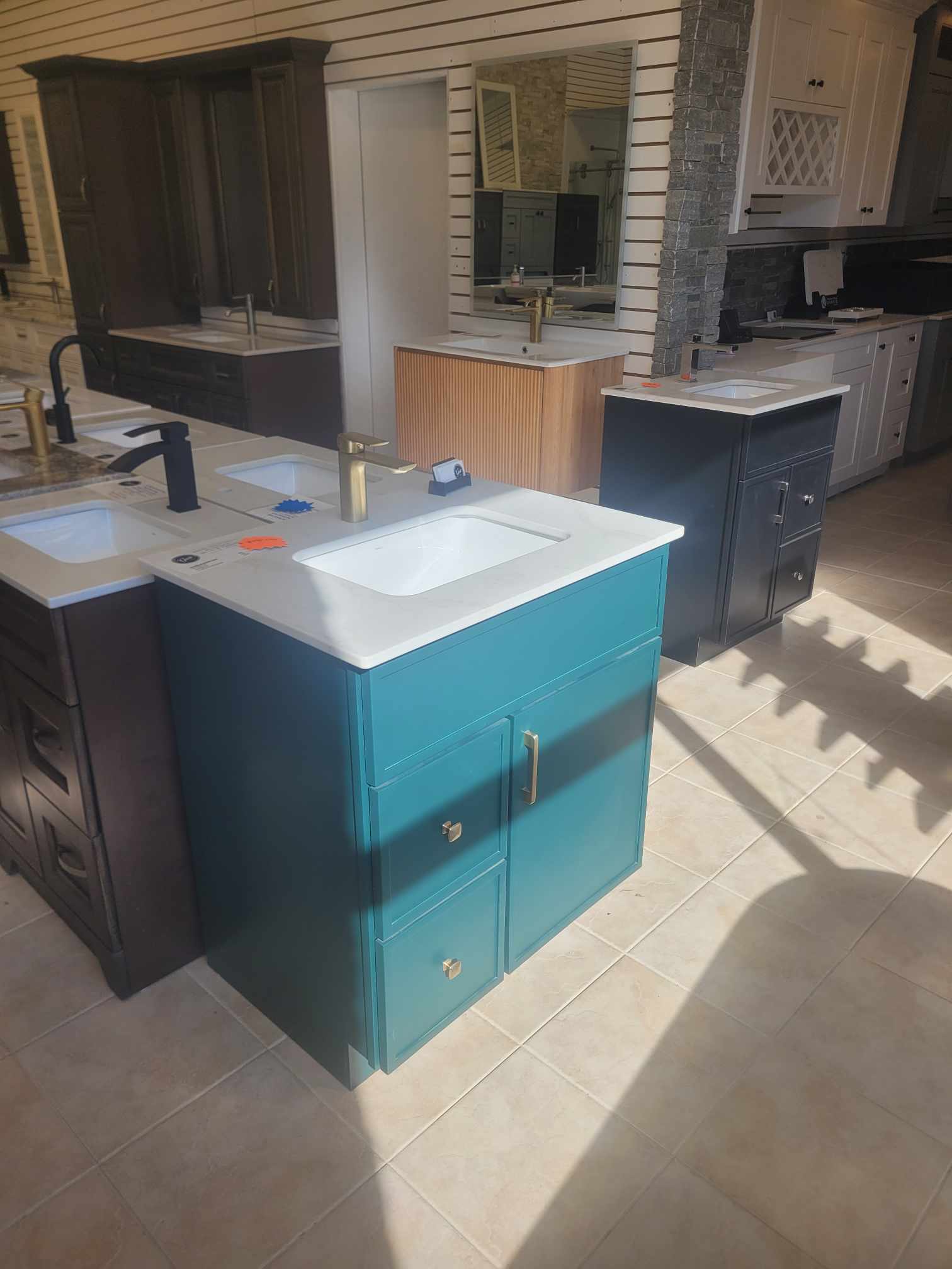 *Floor Model* 30 Inch Thin Shaker Bathroom Vanity - Modern Space-Saving Design for Small Bathrooms & Powder Rooms
