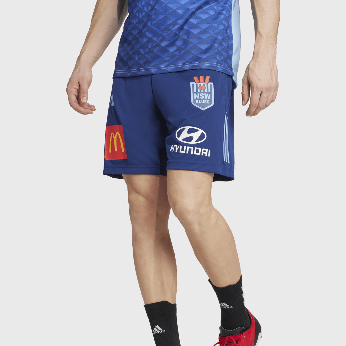 Adidas NSW Rugby League Gym Shorts for Men - Breathable Athletic Training Shorts with Pockets - Perfect for Workouts, Running, and Sports