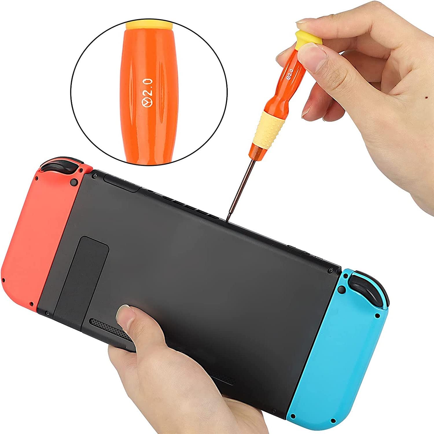 **Triwing Screwdriver Set for Nintendo Switch, Wii, NDS, DS Lite & GBA - Magnetic Precision Screwdriver with 2.0mm Cross Tip | Perfect for Game Console Repairs & DIY Electronics**