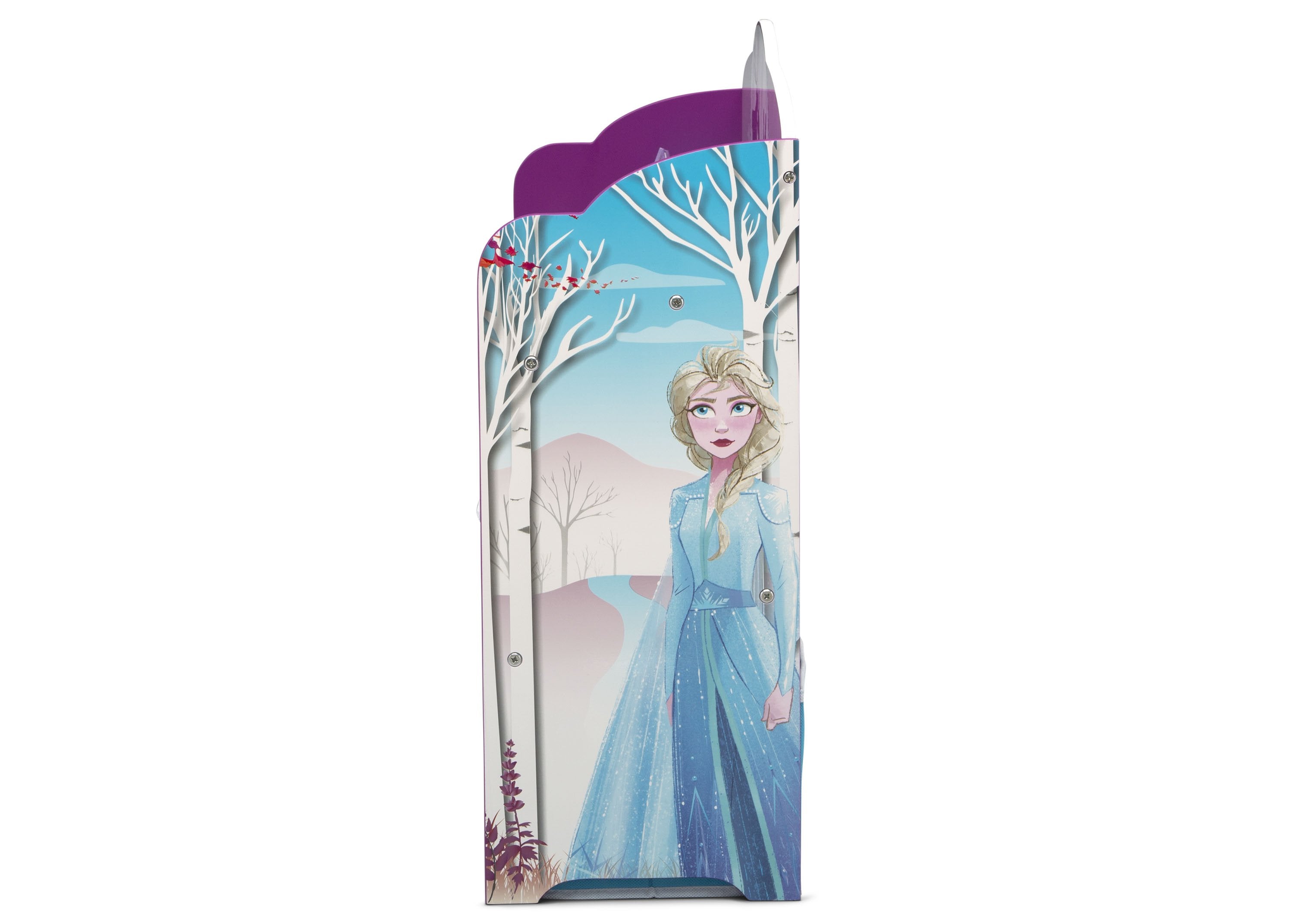 Frozen 2 Deluxe Toy Storage Organizer with Book Holder - Kids Room Decor & Disney Princess Collection - Perfect for Playroom, Bedroom, and Gift Giving