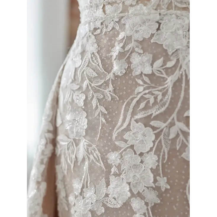 Maggie Sottero Albany Detachable Over Skirt - Elegant Wedding Bridal Skirt for Ceremony & Reception | Perfect for Bridesmaids & Special Occasions