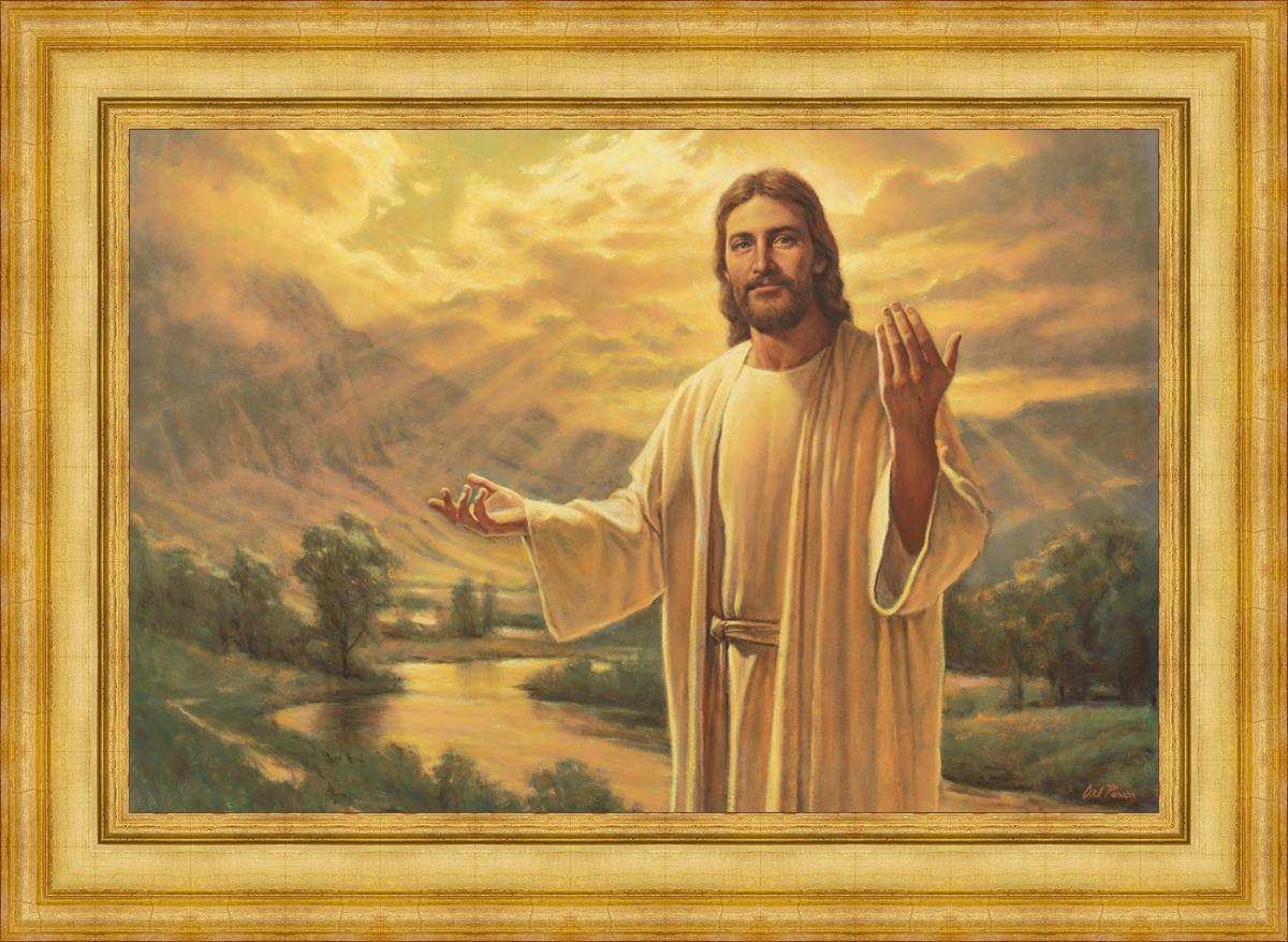 Come Follow Me By Del Parson - Inspirational Christian Wall Art for Home & Church Decor - Perfect for Living Rooms, Bedrooms & Sunday School Classrooms