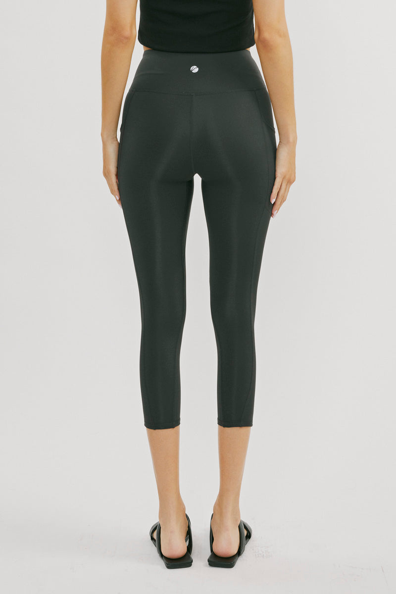 Best Demi High Rise Active Leggings for Women - Yoga, Running & Workout - Comfortable & Breathable Workout Pants for Gym & Everyday Wear