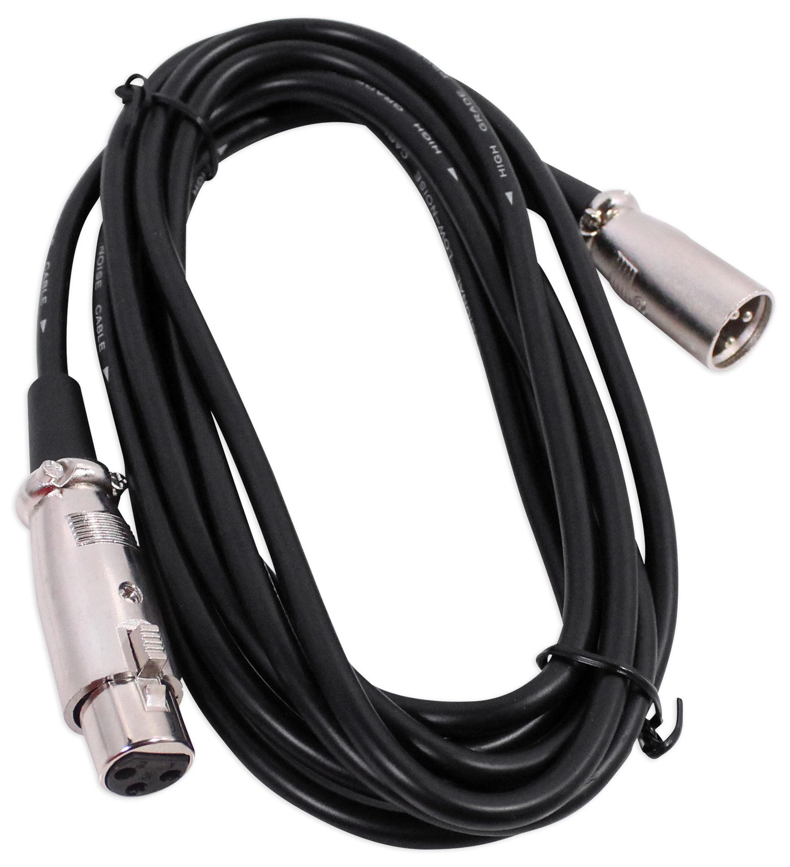 Rockville RMM-XLR Dynamic Cardioid Professional Metal Microphone with XLR Cable - Perfect for Podcasting, Live Streaming & Studio Recording