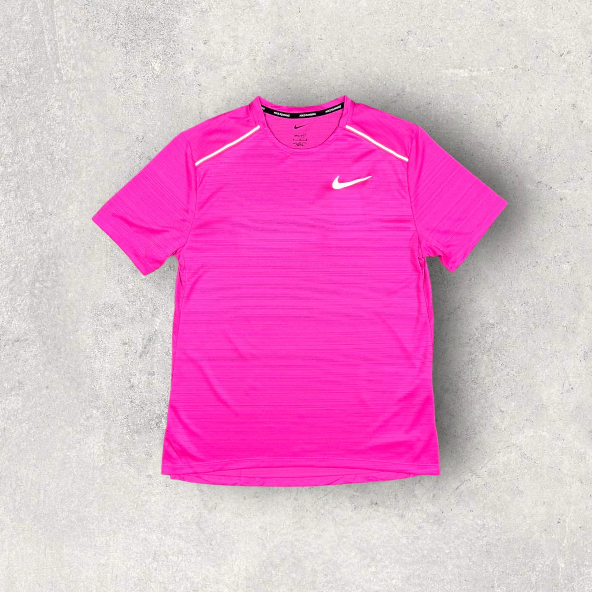 Nike Miler 1.0 Running Shorts Set for Women - Hot Pink/Black - Lightweight Breathable Workout Shorts for Gym, Jogging & Yoga