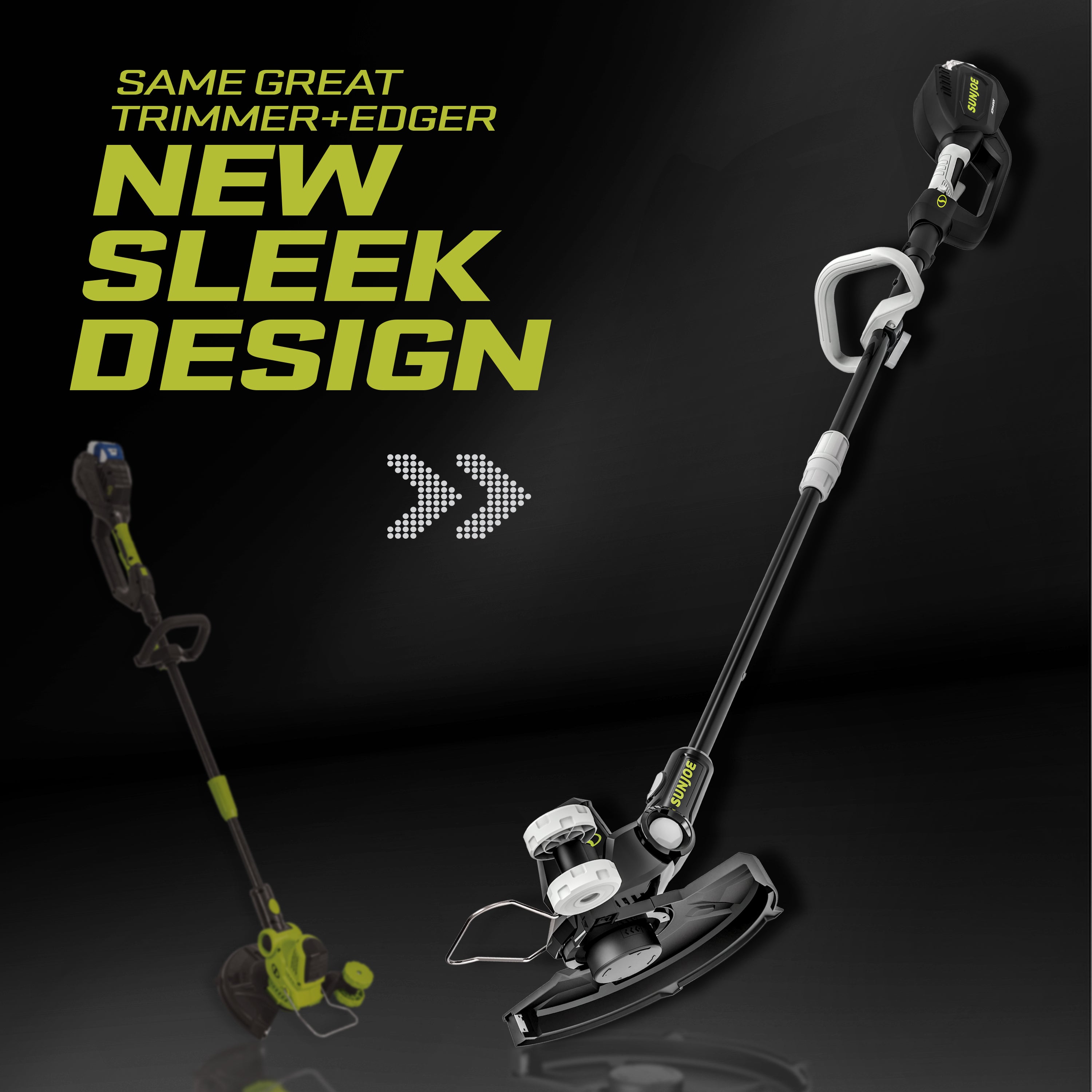 Sun Joe 24V ST14 Cordless String Trimmer Kit with 4.0Ah Battery & Charger - 12 Inch Multi-Angle Head Lawn Edger | Perfect for Yard Maintenance, Lawn Trimming, and Garden Care