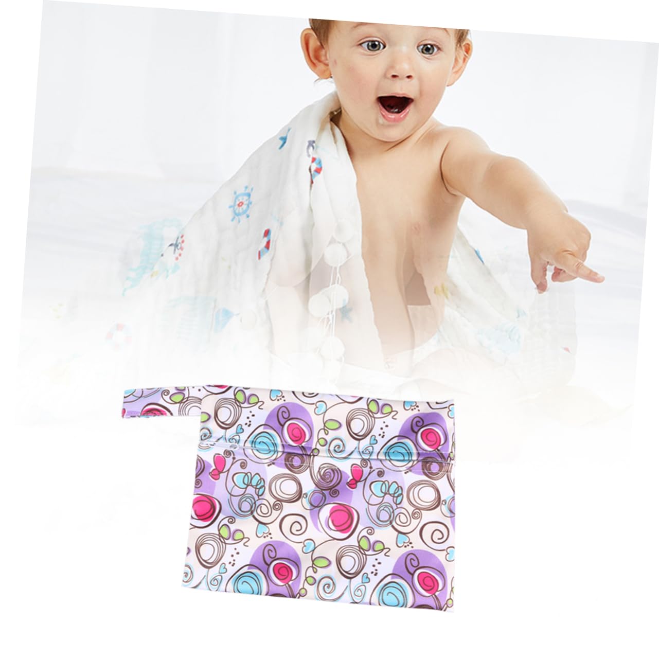 Wakauto 3pcs Waterproof Washable Diaper Bag for Travel & Outdoor