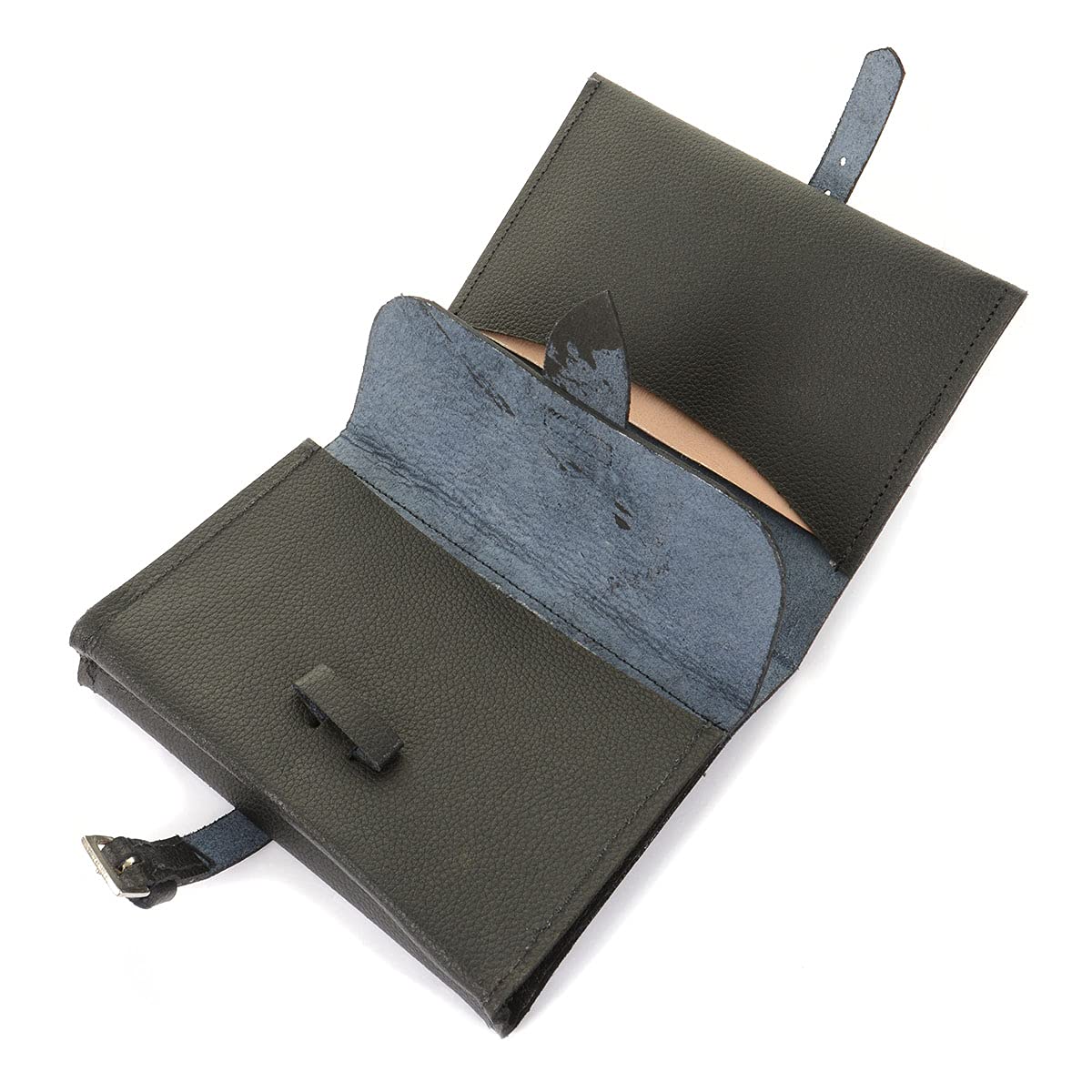 WW2 German Soldier Wallet Reproduction - Authentic Black Leather Military Wallet for Collectors & Reenactors | Perfect for WWII Events, Cosplay & Historical Displays