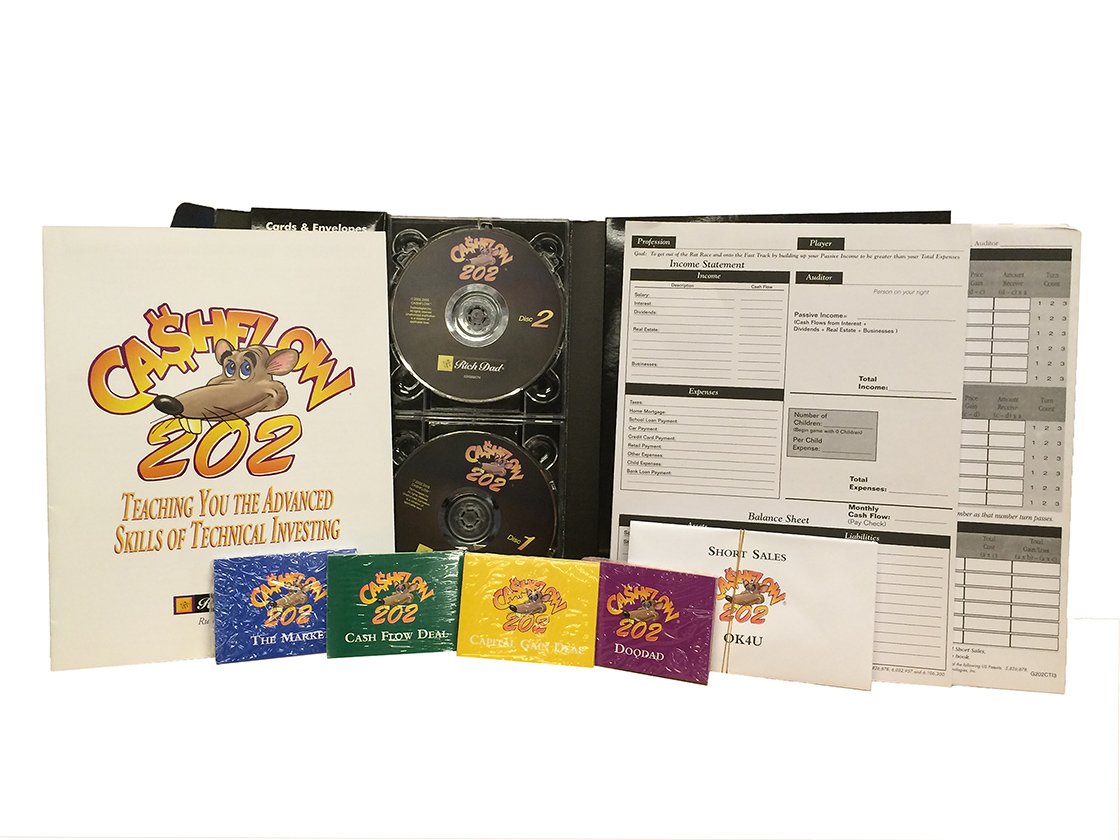 Cashflow 101 & 202 Financial Education Board Game by Robert Kiyosaki - Learn Investing & Money Management - Fast Free Shipping - Perfect for Family Game Nights & Financial Literacy Classes