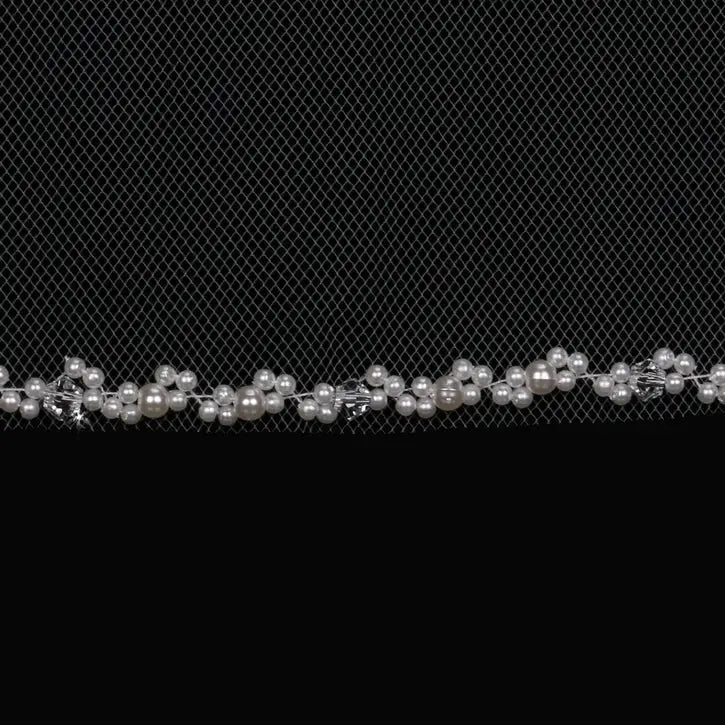 V1791CP Chapel Veil - Elegant Lace Bridal Headpiece for Catholic Weddings & First Communion | Perfect for Church Ceremonies, Religious Events & Modest Fashion