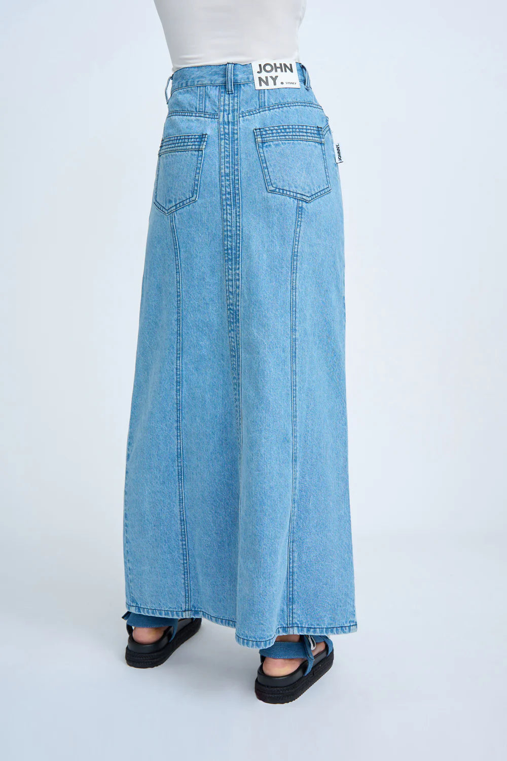 Blue Jean Beauty A-Line Skirt for Women | High Waist Denim Skirt | Casual & Chic Style | Perfect for Office, Date Night & Everyday Wear