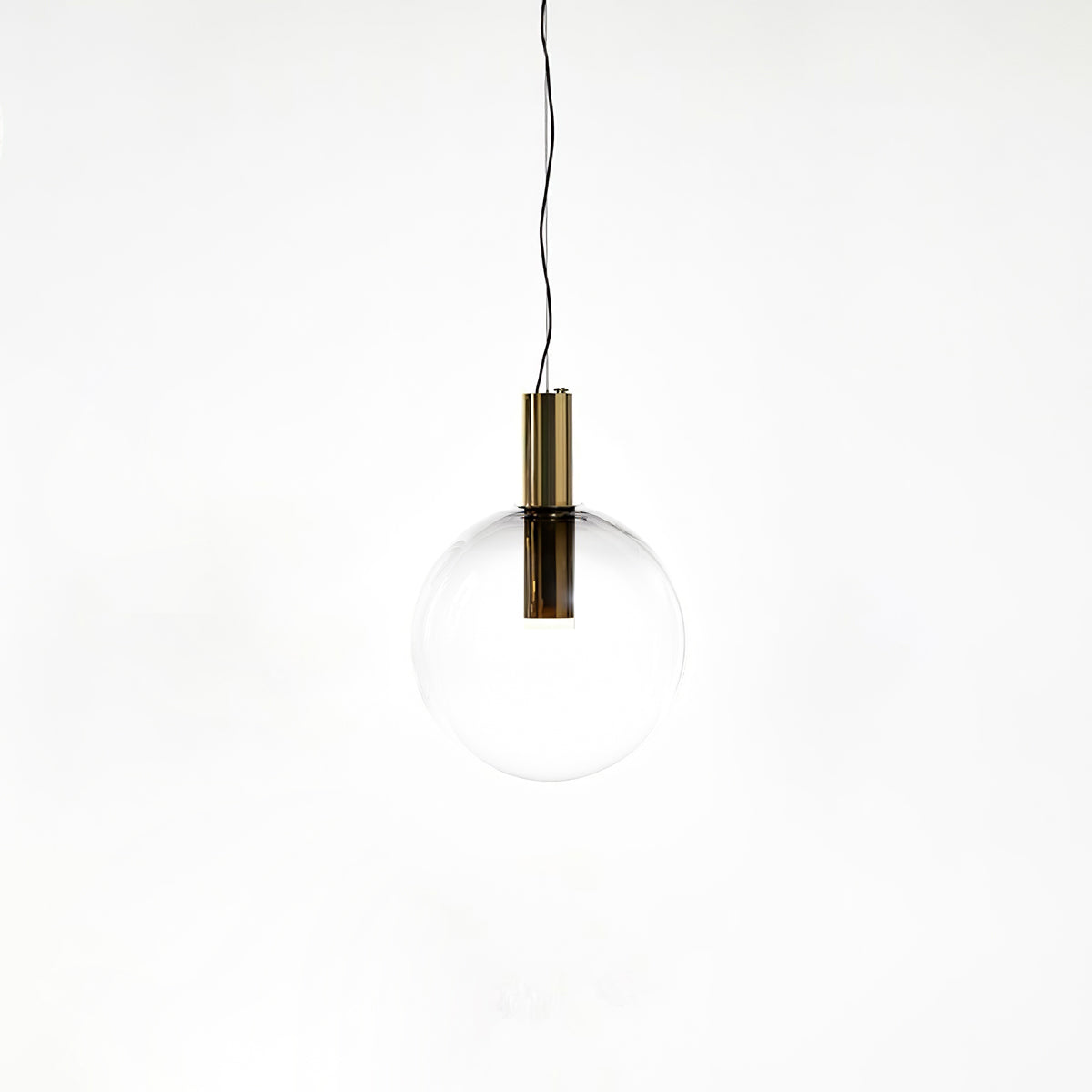 Eidos Collection Modern Pendant Lamp - Handcrafted Glass Ceiling Light Fixture for Dining Room, Kitchen Island & Living Room Decor