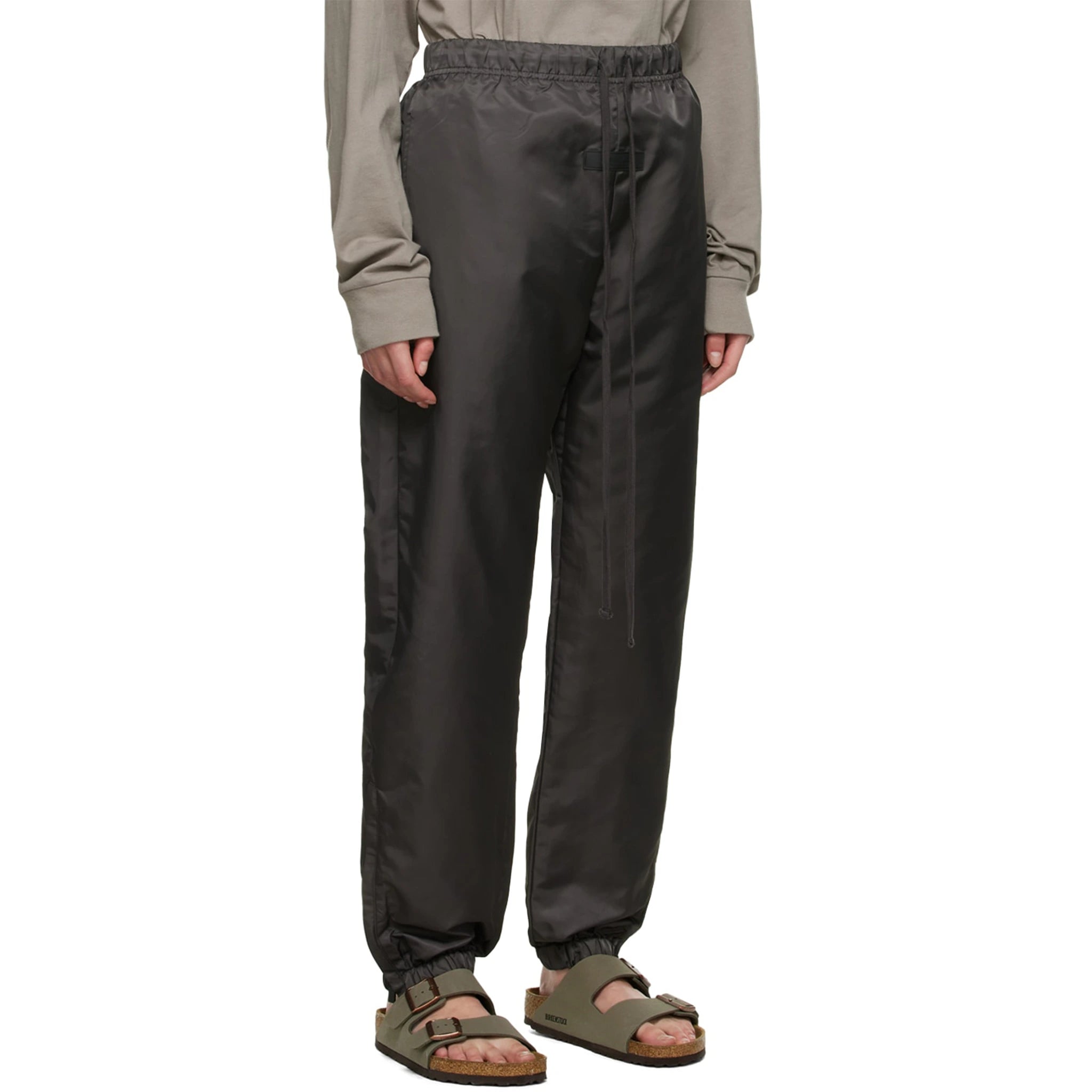 Fear of God Essentials Iron Track Pants for Men - Comfortable Athletic Joggers with Elastic Waistband | Perfect for Gym, Lounge & Streetwear Fashion