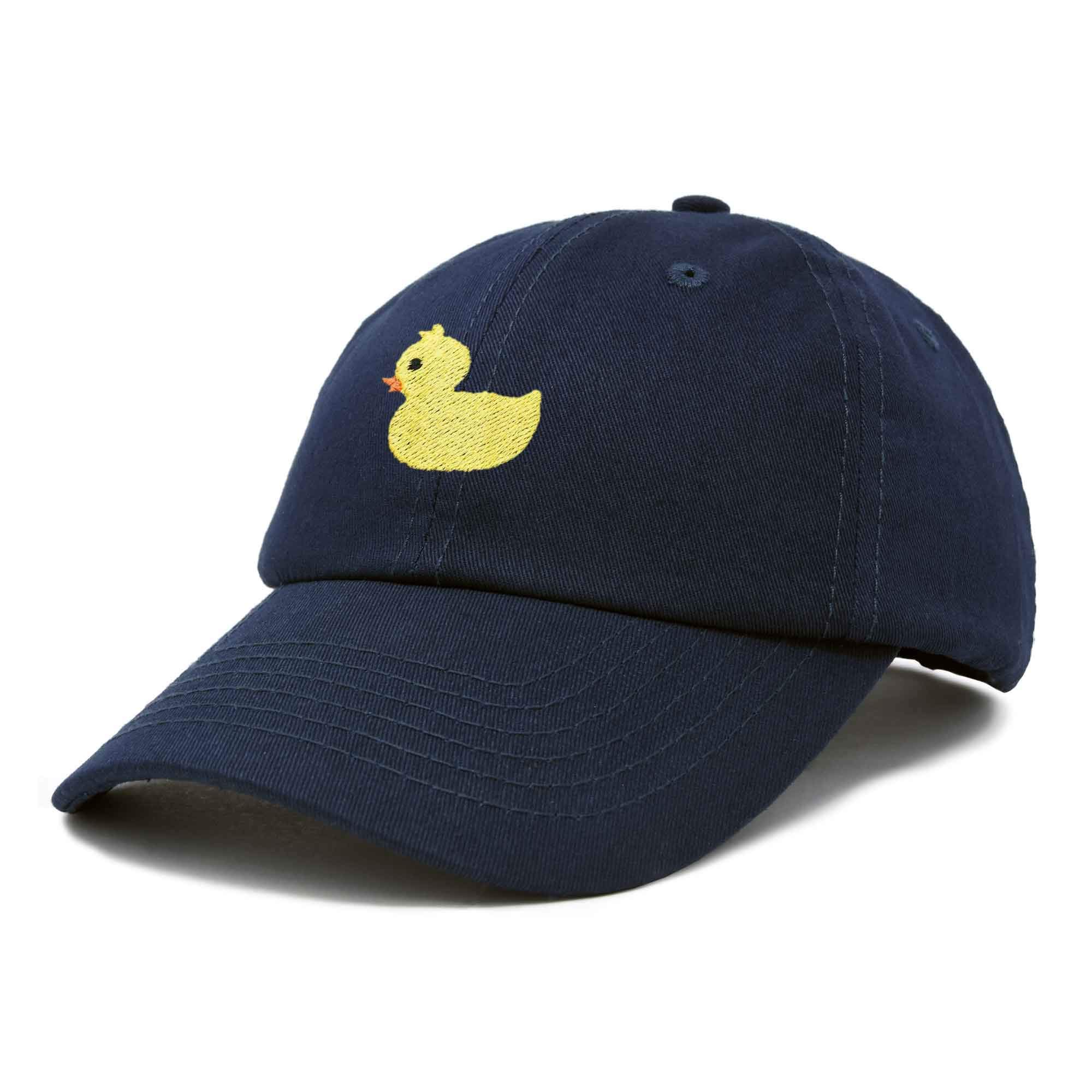 DALIX Cute Duck Soft Baseball Cap Dad Hat - Adjustable Unisex Sun Hat for Men & Women - Perfect for Outdoor Activities, Beach, Fishing, and Casual Wear