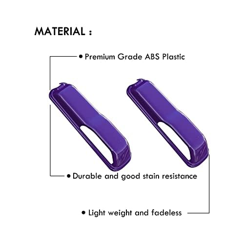 Jeep Wrangler JL & Gladiator JT Engine Hood Hinge Cover Decorative Stickers - Exterior Accessories for 2018-2021 Wrangler JL & 2020-2021 Gladiator JT (Purple) - Off-Road Protection & Custom Style Upgrade