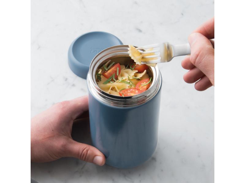 BergHOFF Leo 0.79 Qt (750ml) Airtight Food Storage Container - BPA-Free Plastic Kitchen Organizer for Leftovers, Meal Prep & Pantry Organization - Perfect for Home, Office & Dorm Use