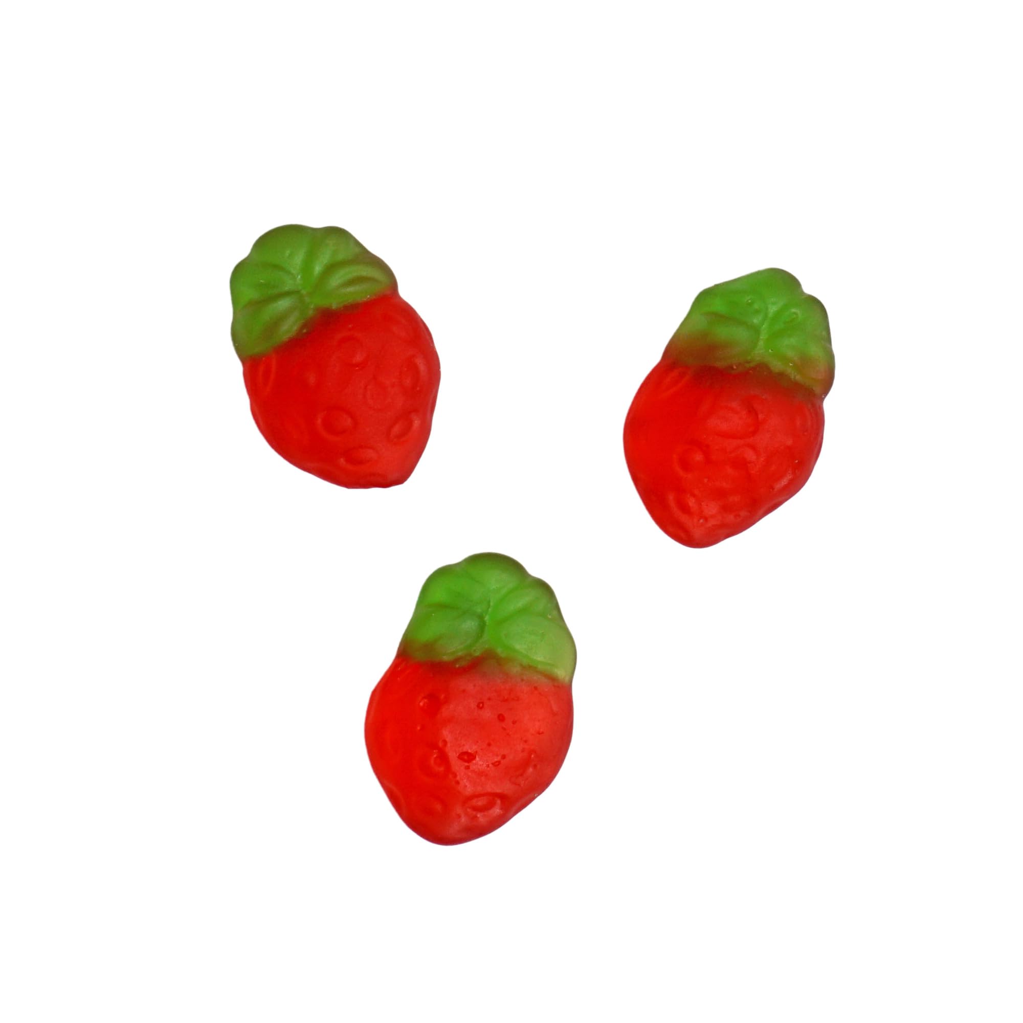 Hampton Candy Company Bulk Gummy Strawberries - 1 Pound Bag of Delicious Strawberry Candy for Parties, Snacking & Gift Giving
