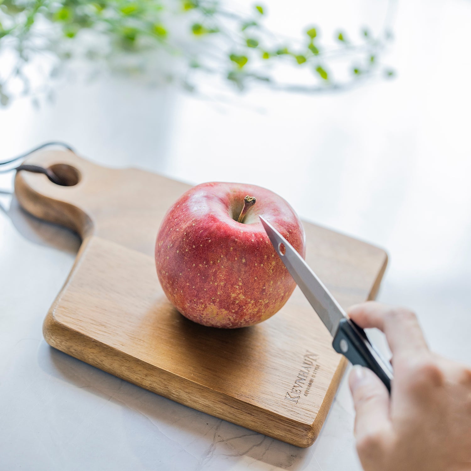 Premium Kevnhaun Wooden Cutting Board for Fruits, Vegetables & Cheese - Durable Bamboo Chopping Block with Juice Groove - Perfect for Kitchen Prep, Charcuterie Boards & Healthy Meal Prep